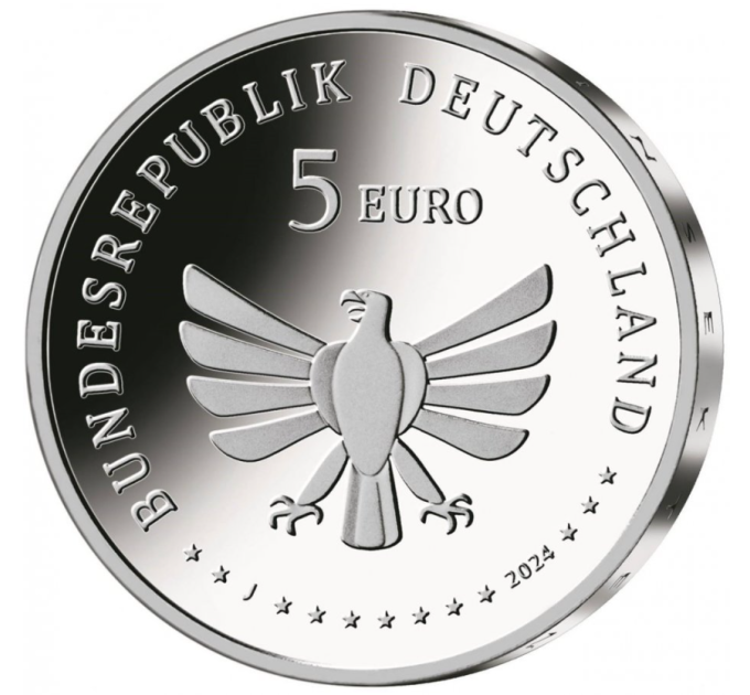 Germany 5 euro UNC 2024 - The Wonderful World of Insects - Red-Tailed Bumblebee