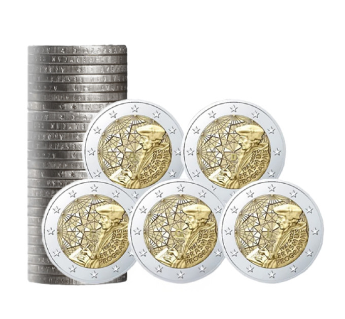 Germany 2 euro roll UNC 2022 - 35 Years of the Erasmus Programme - ADFGJ