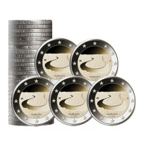 Saksamaa 2 eurot rulli UNC 2025 – SAARMAA – ADFGJ