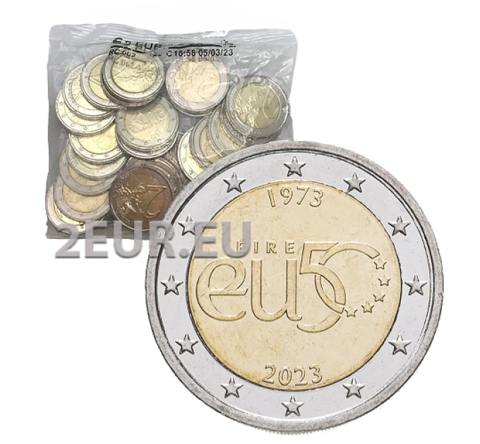 Ireland 2 euro roll 2023 - 50 years of Ireland’s membership in the European Union