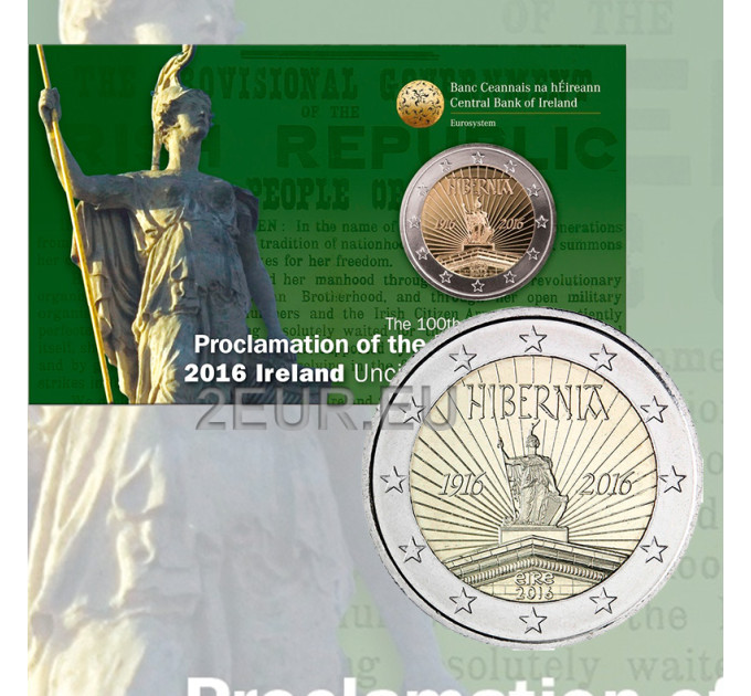 Ireland 2 euro BU 2016 - 100 Years since the 1916 Easter Rising in Ireland