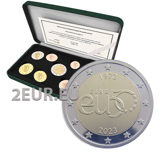 Ireland euro set proof 2023 - Bio-Diversity