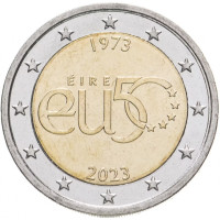 Iirimaa 2 eurot UNC 2023 – Iirimaa 50 aastat Euroopa Liidu liikmestaatust