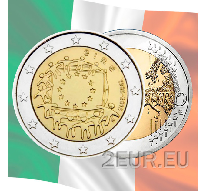 Ireland 2 euro UNC 2015 - 30th Anniversary of the EU Flag