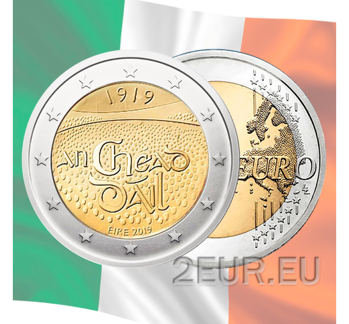 Ireland 2 euro UNC 2019 - 100 Years Since the Establishment of the Dáil Éireann