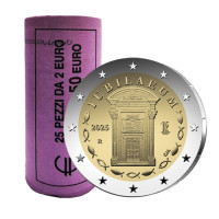 Itaalia 2 euro UNC roll 2025 – Juubel 2025