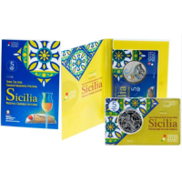 Itaalia 5 euro BU 2021 – Itaalia toidu- ja veinikultuur – Passito ja Sitsiilia cannoli