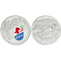 Itaalia 5 euro hõbe BU 2021 – ALPESUUSA MAAILMA MEISTRIVÕISTLUSED