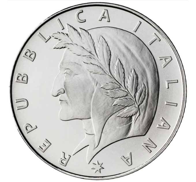 Italy 5 euro Silver PROOF 2021 - 700th Anniversary of the Death of Dante Alighieri