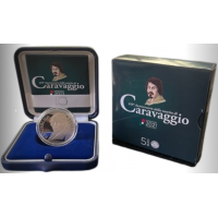 Itaalia 5 euro hõbe PROOF 2021 – 450. aastapäev Caravaggio sünnist