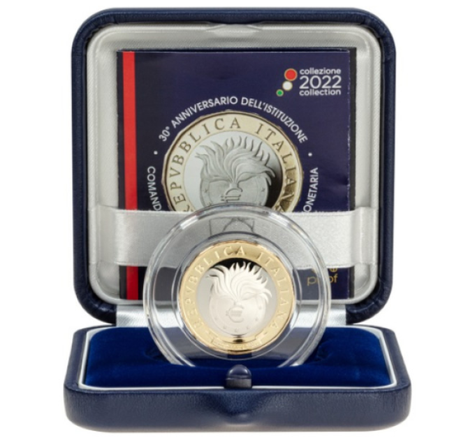 Italy 5 euro PROOF 2022 - 30th Anniversary of the foundation of the Carabinieri Monetary Anti-counterfeiting Command
