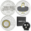 Italy 5 euro Silver BU 2022 - 150 Years of Pirelli - Triptychon