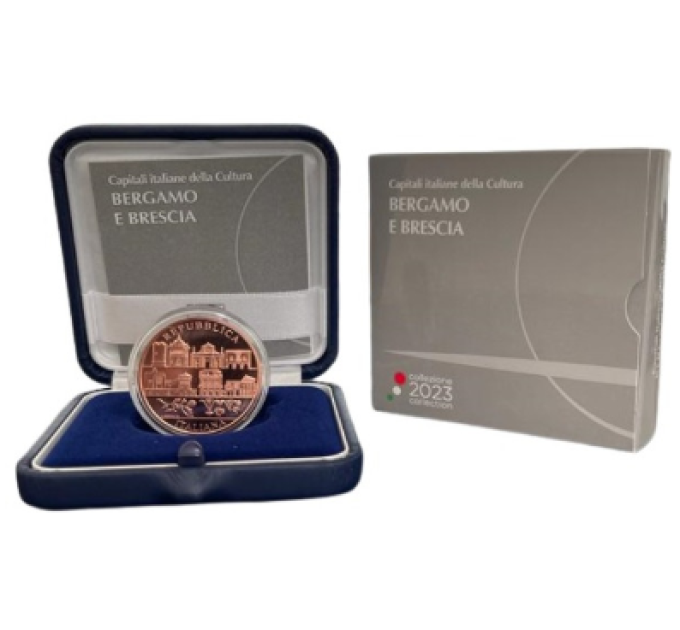 ITALY 5 EURO BU 2023 - Italian Cultural Capitals - Bergamo and Brescia