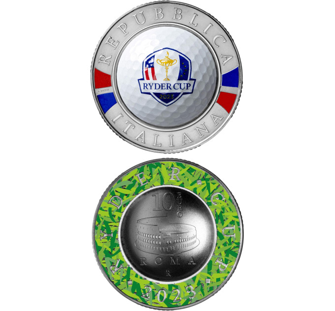 Italy 5 euro Silver BU 2023 - Ryder Cup - Rome