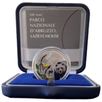 Italy 5 euro Silver PROOF 2023 - 100 Years of the establishment of the National Park of Abruzzo, Lazio and Molise