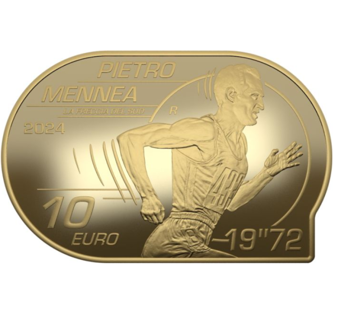 Italy 10 euro Silver PROOF 2024 - European Athletics Championships - Pietro Mennea