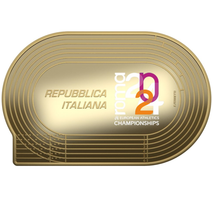 Italy 10 euro Silver PROOF 2024 - European Athletics Championships - Pietro Mennea