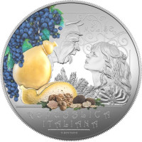 Itaalia 5 euro BU 2024 – Italienische Ess- und Weinkultur - Tintilia ja Caciocavallo – Molise