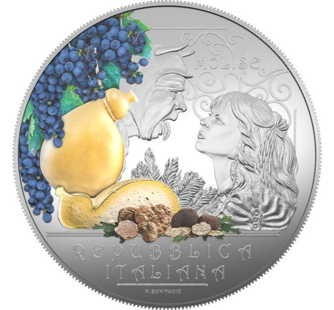 ITALY 5 EURO BU 2024 - Italian Food and Wine Culture - Tintilia and Caciocavallo – Molise