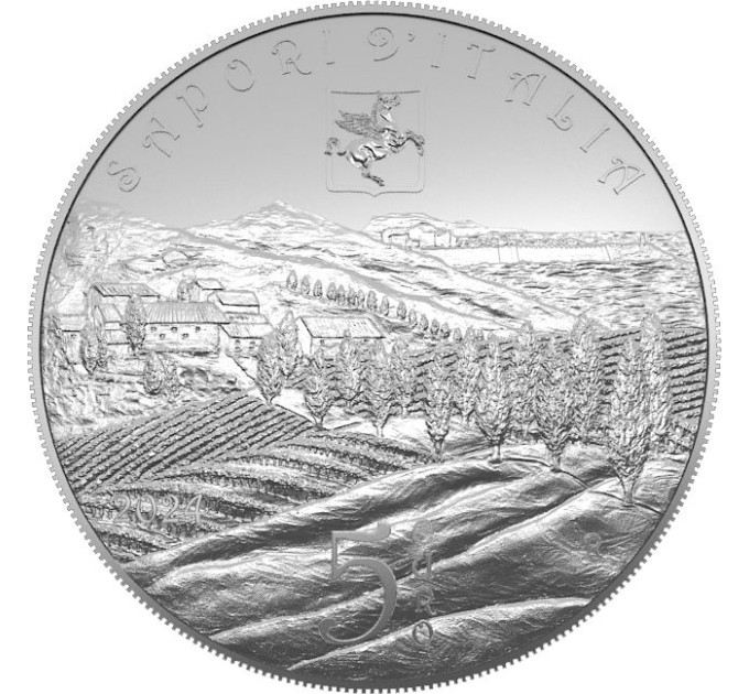 ITALY 5 EURO BU 2024 - Italian Food and Wine Culture - Vinsanto and Cantucci – Tuscany