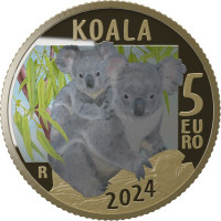 Itaalia 5 eurot PROOF 2024 – Ohustatud loomad – Koala