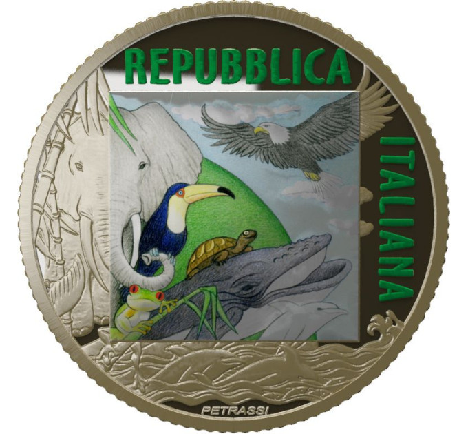 Italy 5 euro PROOF 2024 - Endangered Animals - Koala
