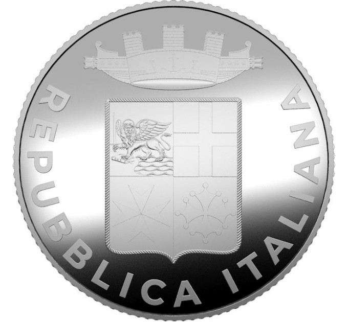 Italy 5 euro Silver PROOF 2024 - Around the World 2023-2025 of the Amerigo Vespucci Ship