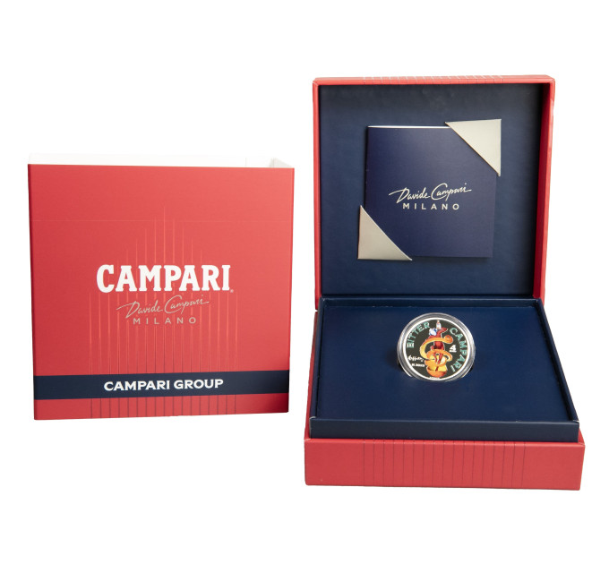 Italy 4 euro Silver BU 2025 - Campari silver