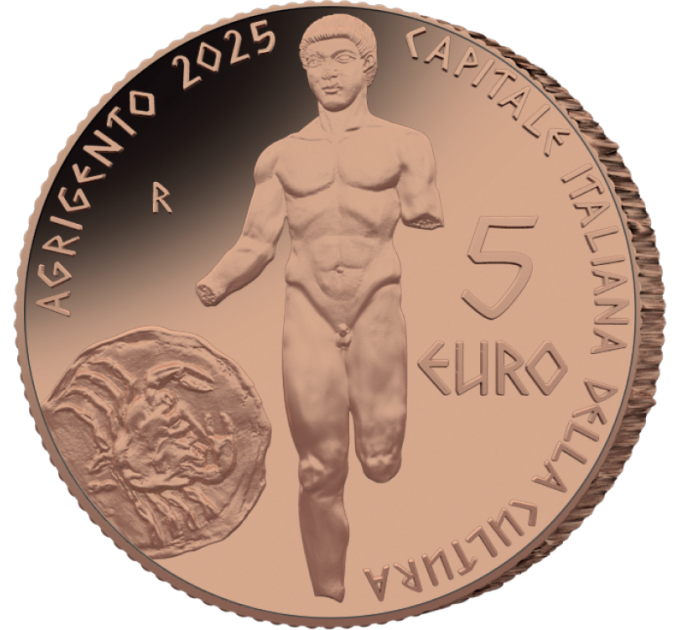 ITALY 5 EURO BU 2025 - Italian Cultural Capitals - Agrigento