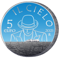 Itaalia 5 eurot BU 2025 - Itaalia laulud – Renato Zero taevas