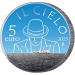 Italy 5 euro BU 2025 - Italian Songs – The Sky by Renato Zero