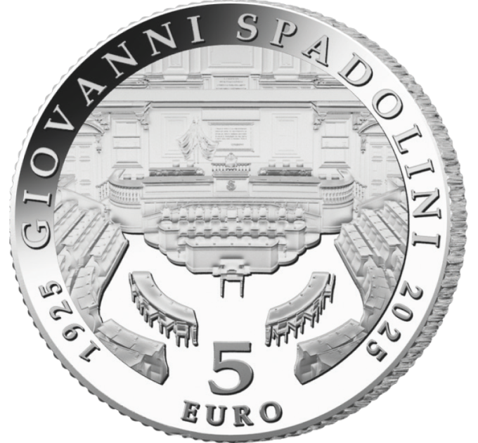 Italy 5 euro Proof 2025 - 100th Anniversary of the Birth of Giovanni Spadolini