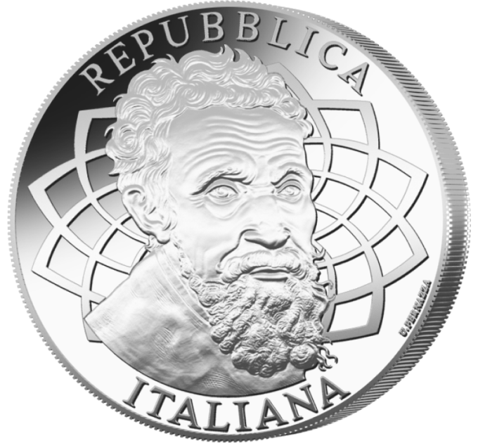 Italy 5 euro Silver BU 2025 - 550° Anniversary of the Nascita of Michelangelo