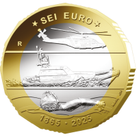 Itaalia 6 euro BU 2025 – Sadamaameti 160. aastapäev - rannavalve
