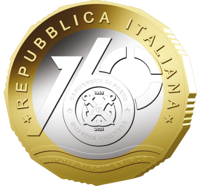 ITALY 6 EURO BU 2025 - 160th Anniversary of the Port Authority - Coast Guard