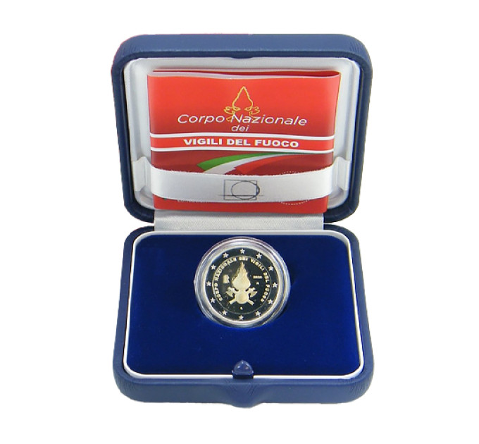 Italy 2 euro proof 2020 - 80th anniversary of the founding of the National Fire Corps