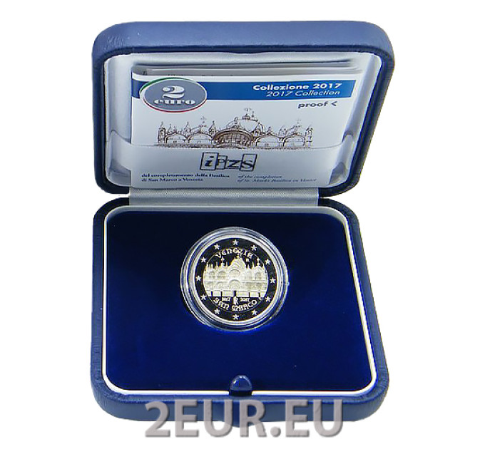 Italy 2 euro proof 2017 - 400 Years Since the Completion of St Mark's Basilica