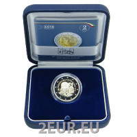 Itaalia 2 euro proof 2018 – Itaalia tervishoiuministeeriumi asutamise 60. aastapäev 1958