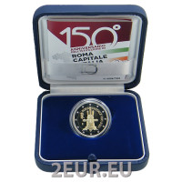 Itaalia 2 euro proof 2021 – 150 aastat Rooma linna kuulutamisest Itaalia pealinnaks