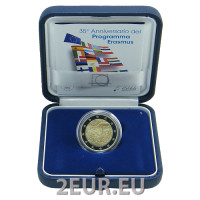 Itaalia 2 euro proof 2022 – 35 aastat Erasmuse programmi