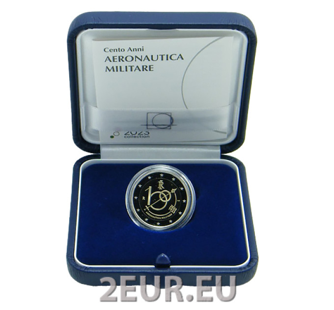 Italy 2 euro proof 2023 - 100 Years of the Italian Air Force