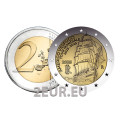 Italy 2 euro UNC 2025 - Voyage of the Amerigo Vespucci Ship