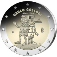 Itaalia 2 euro UNC 2026 – Carlo Collodi 200. sünniaastapäev