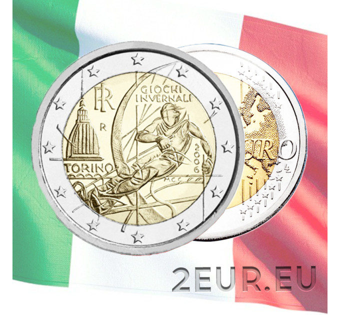 Italy 2 euro UNC 2006 - Turin Olympic winter Games