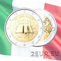 Itaalia 2 euro UNC 2007 – Rooma lepingu 50. aastapäev