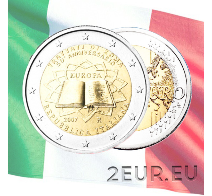 Italy 2 euro UNC 2007 - 50th anniversary of the Treaty of Rome