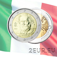 Itaalia 2 euro UNC 2013 – Giuseppe Verdi 200. sünniaastapäev