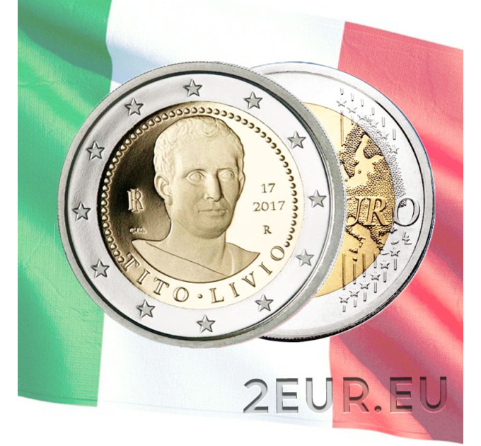 Italy 2 euro UNC 2017 - 2000th Anniversary of the Death of Titus Livius