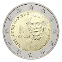 Itaalia 2 euro UNC 2023 – Alessandro Manzoni 150. surma-aastapäev