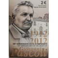 Italy 2 euro BU 2012 - 100 YEARS OF THE DEATH OF GIOVANNI PASCOLI